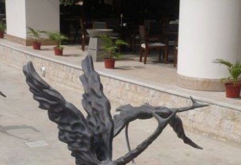 湖州中领雕塑精美大雁铜雕