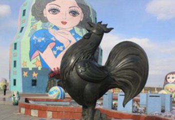 湖州艺术精美的公鸡雕塑
