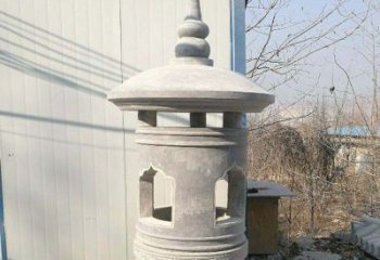 湖州精美公园大理石石灯雕塑