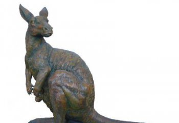 湖州精致工艺铜袋鼠雕塑