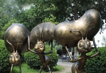湖州雕刻精灵——蚂蚁铜雕