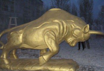 湖州拓荒牛铜雕—瑰丽壮观的动物雕塑