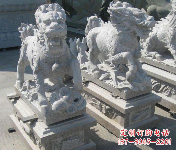 湖州优质古代神兽麒麟石雕