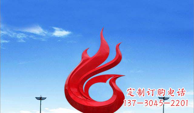 湖州优雅定制,高贵不锈钢凤凰雕塑
