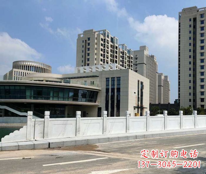 湖州享受精美的广场景观大理石栏板雕塑