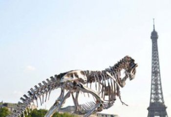 湖州精美不锈钢恐龙雕塑