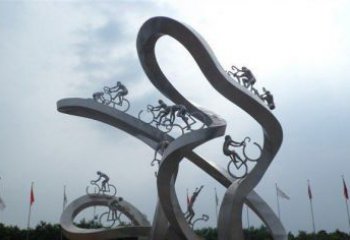 湖州让你个性十足的自行车雕塑