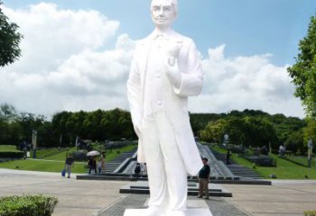 湖州爱迪生公园广场世界名人石雕塑