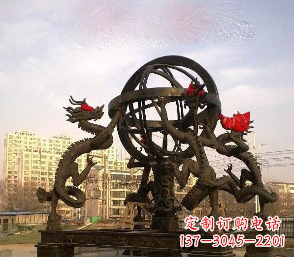 湖州浑天仪铜雕:以精湛的手工雕刻出活生生的精美作品