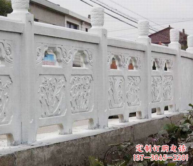 湖州优雅大理石栏板雕塑