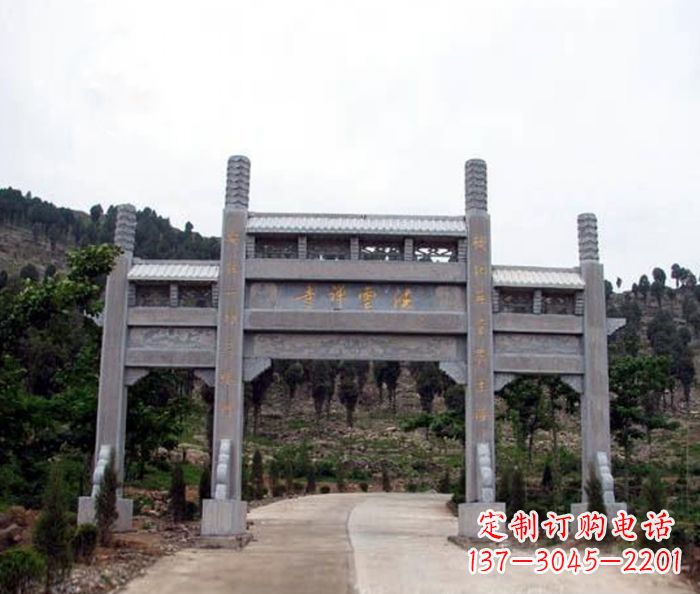 湖州特色牌坊雕塑,将您的愿景演绎