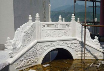 湖州汉白玉庭院装饰石桥雕塑