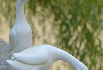 湖州高端花园水池鸭子雕塑