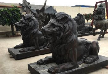 湖州汇丰手工铸铜狮子雕塑