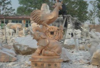 湖州精美的公鸡石雕，带您回到传统