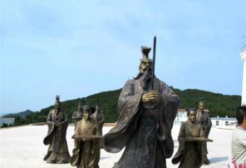 湖州中领雕塑——汉武帝刘彻祭天情景雕塑