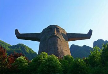 湖州中领雕塑：神农头像雕塑