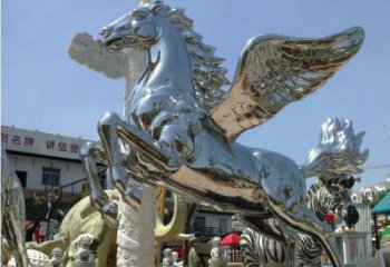 湖州中领雕塑定制的飞马雕塑