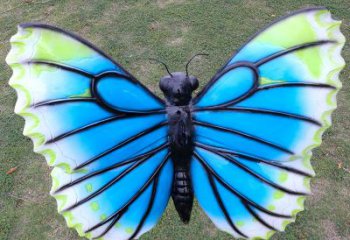 湖州全新设计的蝴蝶雕塑仿真摆件