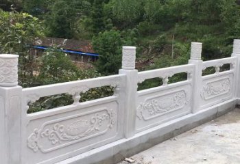 湖州莲花纹石栏板雕塑，为你树立华丽边框
