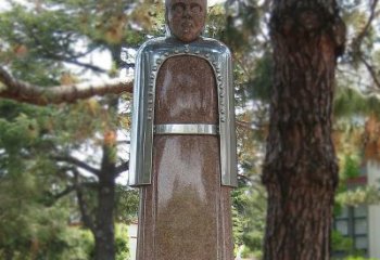 湖州纪念伟大的名人：路易斯·巴斯德抽象雕像