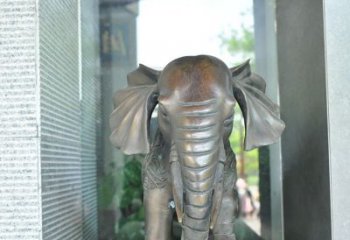 湖州艺术象征——门口镇宅大象铜雕