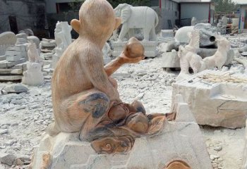 湖州精美猴子石雕，带来浓浓的节日气息