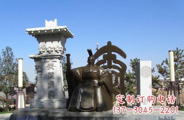 湖州秦始皇雕塑，精致细腻，传承历史之美