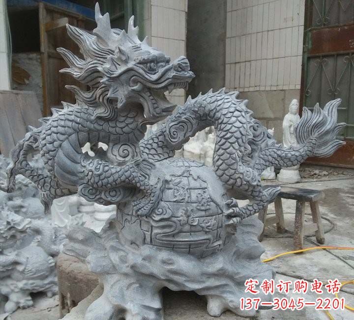 湖州青石龙雕塑222