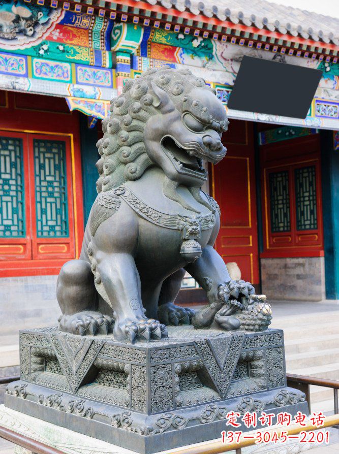 湖州青铜狮子雕塑，精美北京狮雕塑