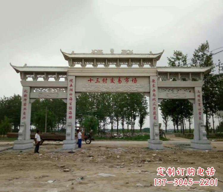 湖州精美石牌坊雕塑,令你惊艳无比