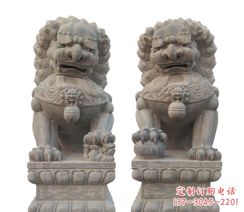 湖州精美狮子石雕，让您的家居更加完美