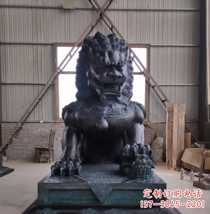 湖州中领雕塑狮子铜雕塑，壮丽展现王者之气！