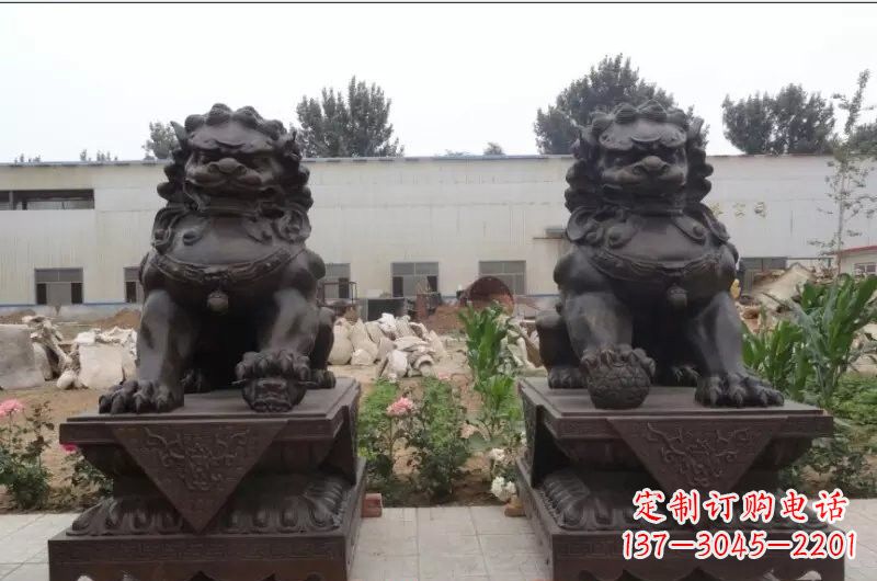 湖州精灵定制狮子铜雕塑