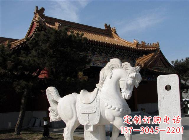 湖州石雕小马