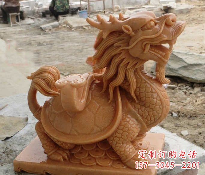 湖州石雕招财龙龟
