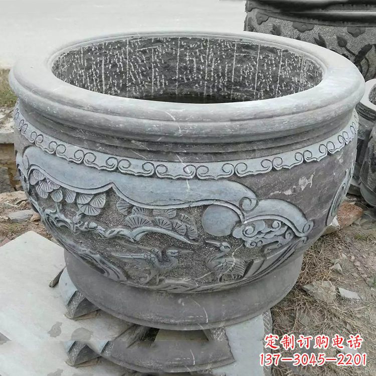 湖州石刻园林鱼缸