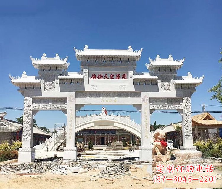 湖州石牌坊的雕刻
