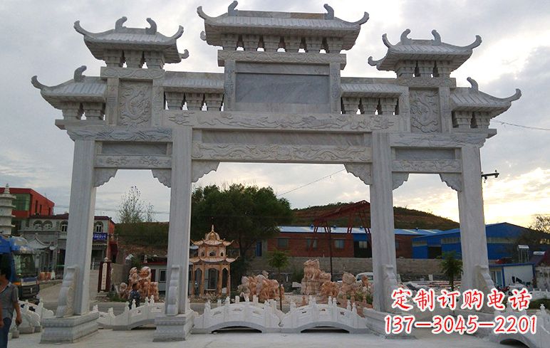 湖州石牌坊雕刻