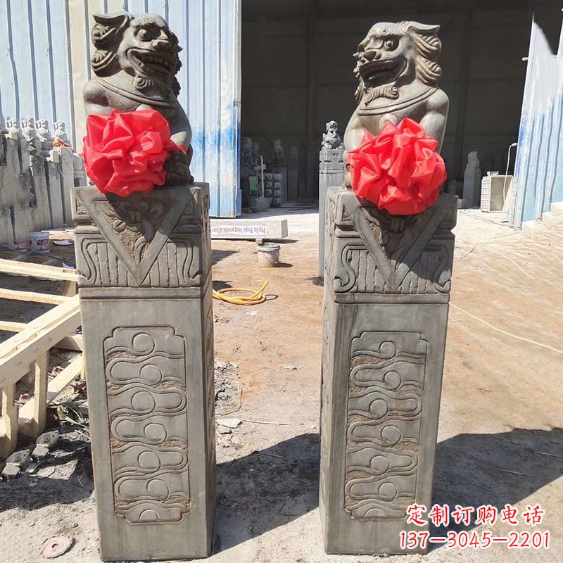 湖州石狮子栓马桩