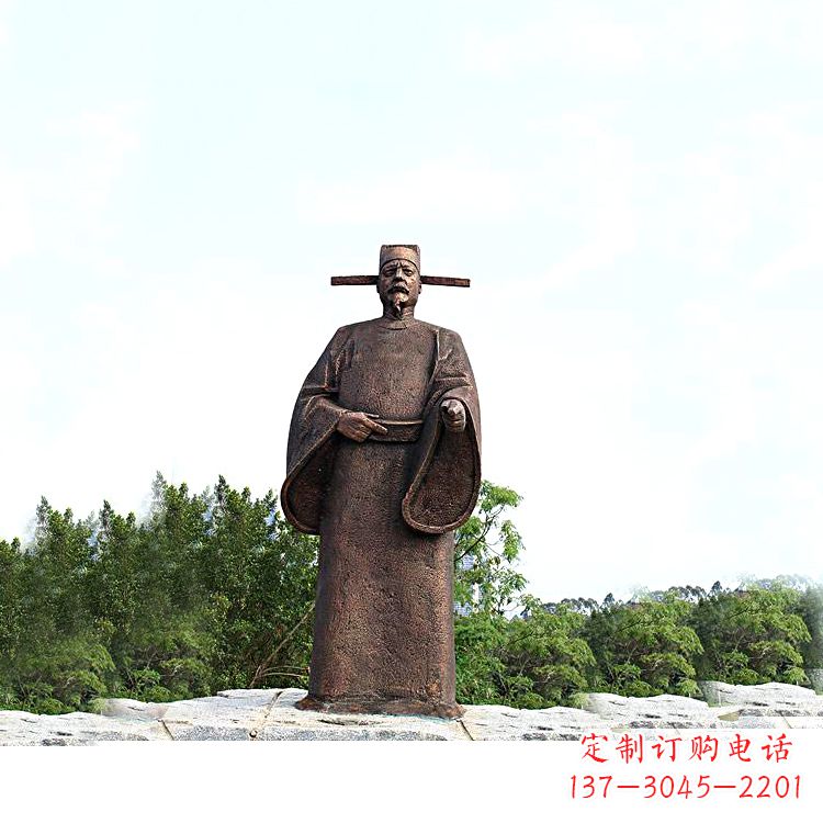 湖州世界法医学鼻祖纯铜宋慈公园景区终归历史名人雕像