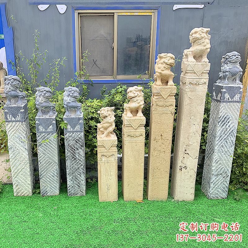 湖州拴马桩狮子