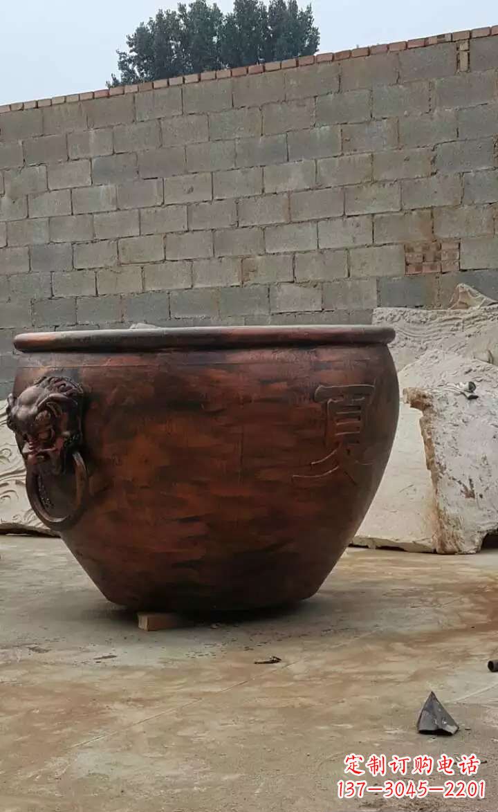 湖州水缸铜雕