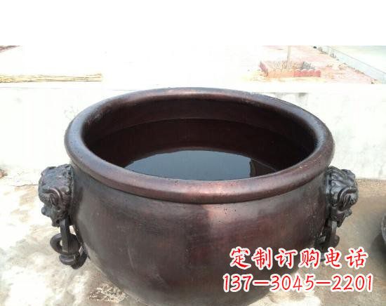 湖州水缸寺庙铜雕