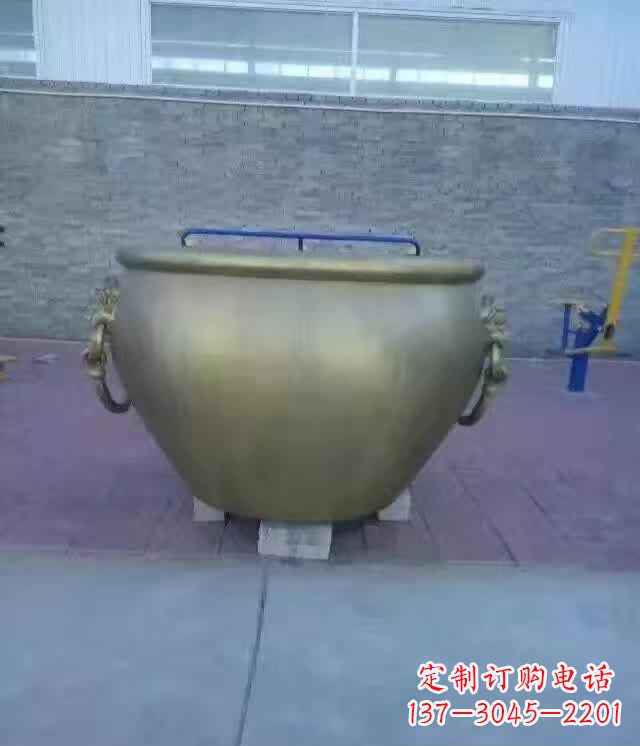 湖州水缸铜雕塑