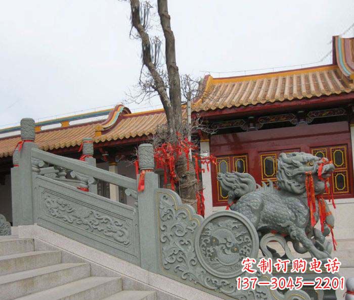 湖州寺庙景观仿古石栏板