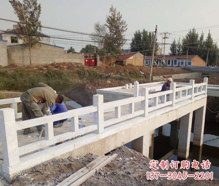 湖州寺庙景观汉白玉栏板石雕
