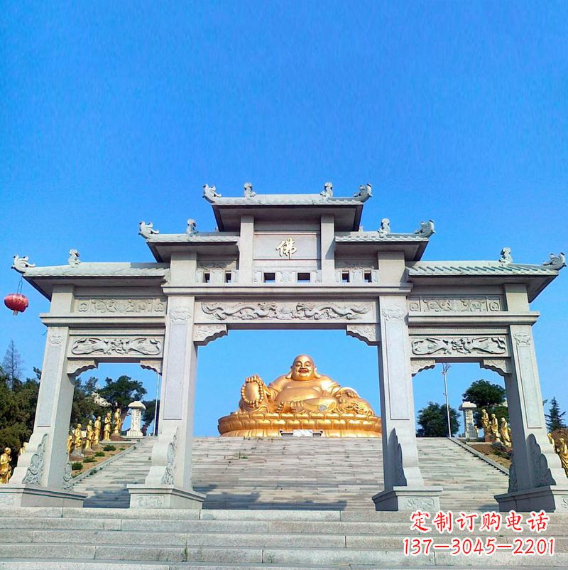 湖州寺庙石雕牌坊