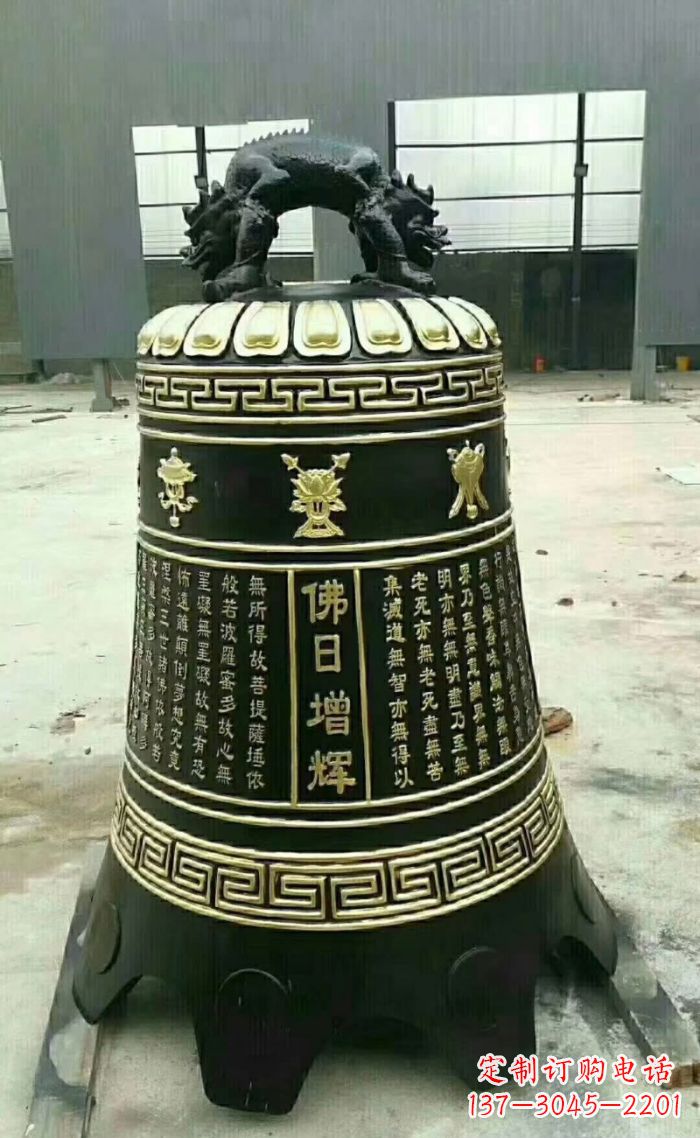 湖州寺庙铜钟雕塑 (6)
