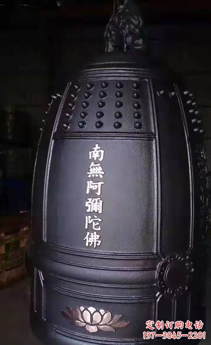 湖州寺庙铜钟雕塑户外景观雕塑